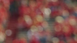 Out of focus background shot of spectators in a football stadium. Stock Footage