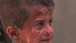 Syrians shelter in underground caves to avoid shelling Instructional Video