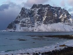 Coast beach in Norway Stock Footage