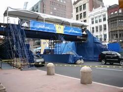 Boston Prepares To Commemorate Year Anniversary Of Marathon Bombing Stock Footage