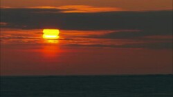 The sun sets over the Alaskan tundra. Stock Footage