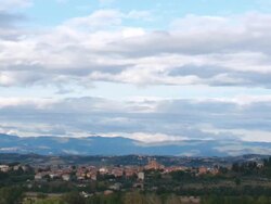 Toscana beautiful panorama zoomout (FullHD) Stock Footage