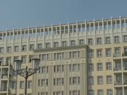 Frankfurter Tor,Karl Marx Alle,soviet architecture,ZO Stock Footage