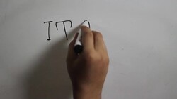 Hand writing a 'It is so easy'on white board Stock Footage
