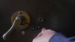 Fridge magnets spelling Antiques Stock Footage