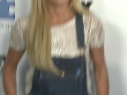 Laura Bell Bundy at Autism Speaks 3rd Annual 'Blue Jean Ball' in Hollywood, CA, on 10/24/2013. (Footage by WireImage Video/Getty Images) Stock Footage