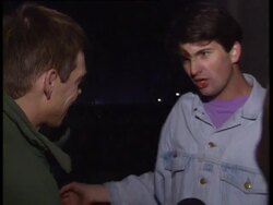 Fall of the Berlin Wall: border opening reactions Stock Footage