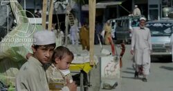 Local Kid at the bazar, Swat Valley Stock Footage