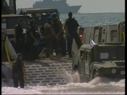 Spanish troops arriving, comments News Clip