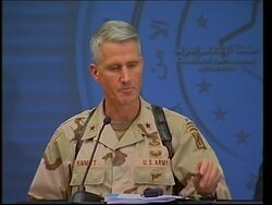 Kimmitt's comments on Fallujah, prisoner abuse News Clip