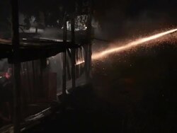 Greek Villages Celebrate Easter With Huge Firework Battle Stock Footage