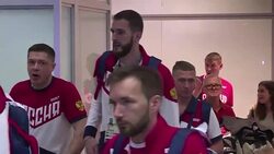 CLEAN : Russian Olympic delegation arrives in Rio News Clip
