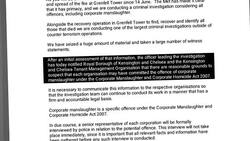 Possibility of Manslaughter Charges in Grenfell Inquiry News Clip