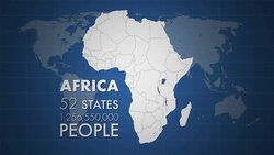HD Africa animation Stock Footage