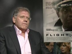 INTERVIEW - Robert Zemeckis on remake movie gossip at the Flight Junket in London on 17th january 2013  Stock Footage
