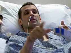 Boston Bombing Victim Begins Long Road to Recovery Stock Footage