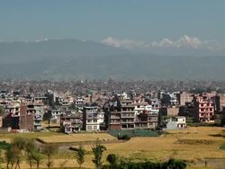 Bhaktapur Nepal Cityscape Skyline Stock Footage