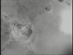 The Earth spins in a view from outer space. News Clip