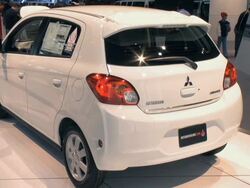 2014 Mitsubishi Mirage ES Stock Footage