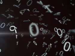 Digital Code HD Loop Stock Footage