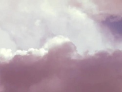 Scenographic changing color clouds in a very nuanced sky, timelapse Stock Footage