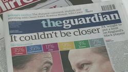 CLEAN : Elections in Britain: newspaper front pages News Clip