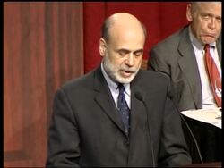 Federal Reserve chairman on economic outlook News Clip