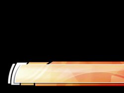 Vibrant Circles Lower Third - Orange HD (With Alpha) Stock Footage