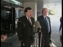USA: IRISH FM COWEN MEETS COLIN POWELL News Clip