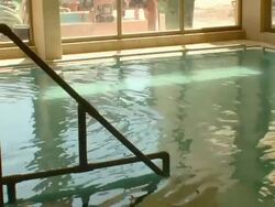 Pool - water of dead sea Stock Footage