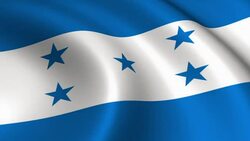 Honduras Flag Loopable Stock Footage