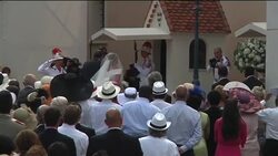 AP cover of religious marriage ceremony; vox; street scenes; motorcade News Clip