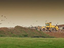 Garbage Dump Motion Picture Stock Footage