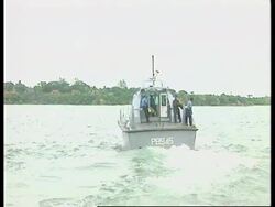 KENYA: US COAST GUARD TRAINING OFF MOMBASA COAST Instructional Video