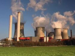 Big Power Plant Stock Footage