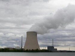 HD Nuclear Power Station Stock Footage