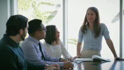 Business Brainstorming Meeting Stock Footage