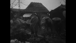Citizens clean up after flood and fire in Asia in 1930s News Clip