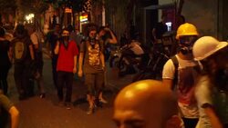 CLEAN : Police fire rubber bullets tear gas to News Clip