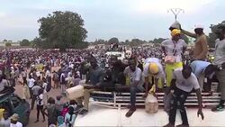 CLEAN : Gambia opposition leader hails unprecedented support News Clip