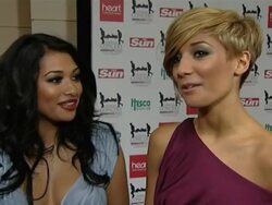 INTERVIEW Frankie Sandford, Vanessa White on the crowd at the Help The Heroes Concert at London England. (Footage by WireImage Video/GettyImages) Stock Footage