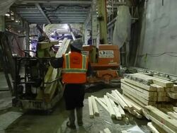 Construction Continues On New York's 2nd Avenue Subway Stock Footage