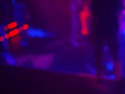 HD Young people moving in disco (defocused) Stock Footage