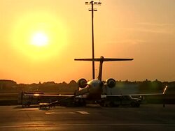 Plane Logistic Stock Footage