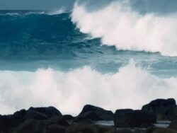 Huge Wave Stock Footage