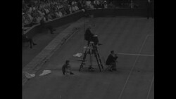 CAN547 AUSTRALIAN PAIR PLAY WEST GERMAN PAIR IN WIMBLEDON MEN'S DOUBLES Instructional Video