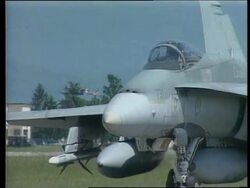 ITALY: NATO WARPLANES AT AVIANO AIRBASE News Clip