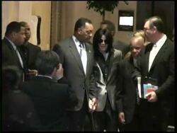 Reclusive superstar Michael Jackson makes rare public appearance News Clip