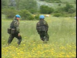 Germany/Bosnia - British War Games In Vitez News Clip