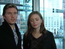 INTERVIEW: Ryan Kwanten and Maeve Dermody on their busy schedules at the 61st Berlin Film Festival: Griff The Invisible Interviews at Berlin . (Footage by WireImage Video/GettyImages) Stock Footage